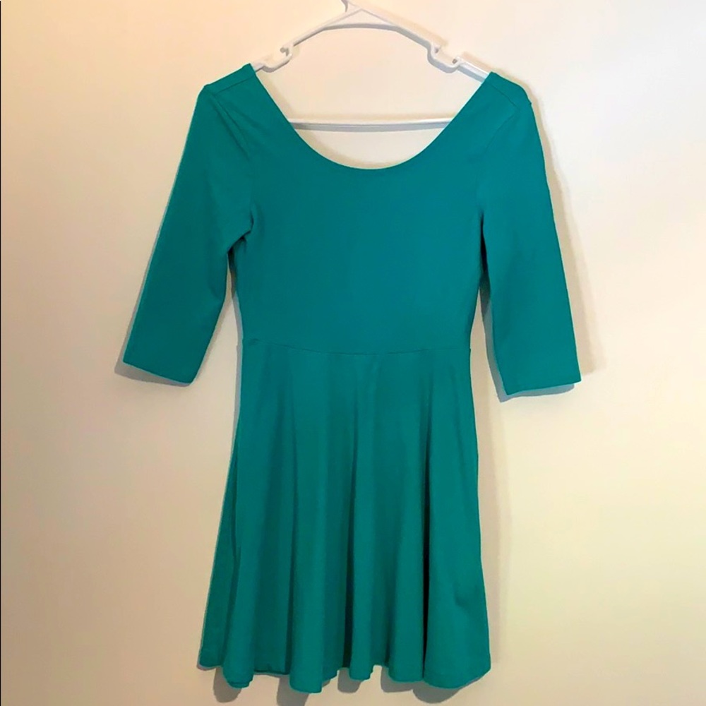 Express cotton 3/4 sleeve dress